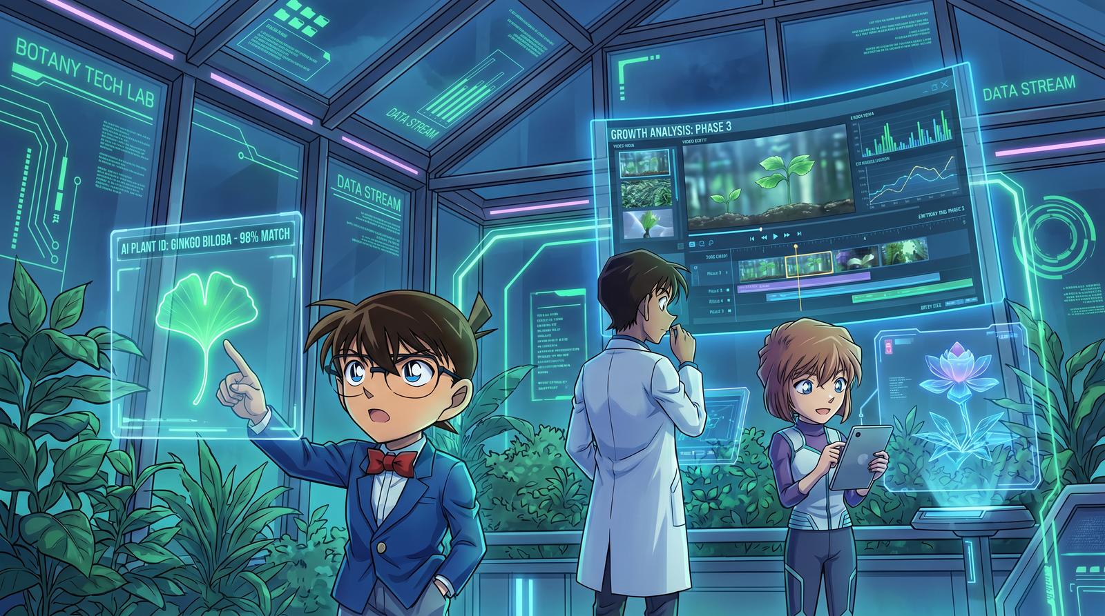 小马拉大车AI植物视频
